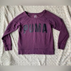 Puma Red/Burgundy Jumper Training Sweatshirt | SIZE: M